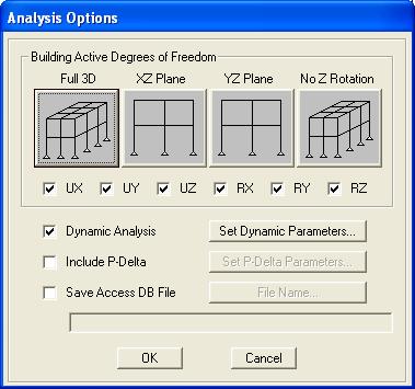 5. Run Analysis Step 5-1: Set Dynamic Analysis Parameters Go to Analyze >>