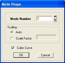 6. View Modal Analysis Results Step 6-1: Display Mode Shape in 3D View Select 3D view window, go to Display >> Show Mode Shape or click on Show Mode Shape button and select desired mode.