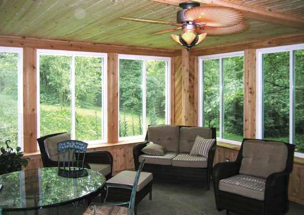 We use the same materials as your existing house (whether it is cedar,