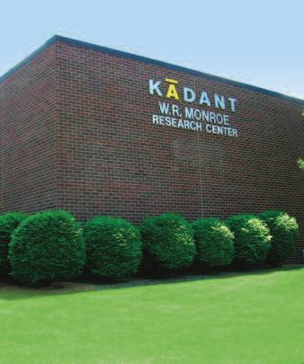 Global platform, local support With 15 manufacturing sites in North America, South America, Europe, and Asia, Kadant is uniquely positioned to support its global customers wherever