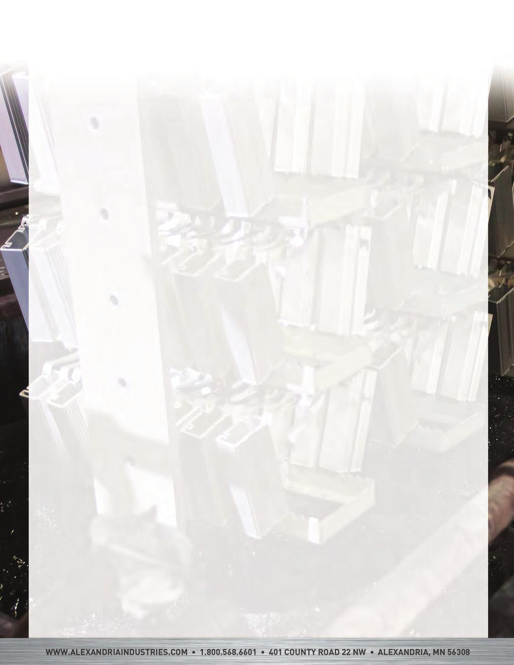 As a full-service aluminum extruder, Alexandria Industries can be your single source supplier offering extruding, machining, stretch forming, bending, welding, finishing, assembly and much more.