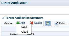 Application Registration Target Applications in
