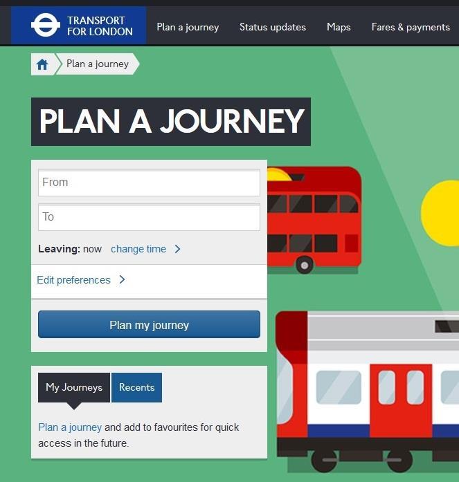 TfL Open Data Journey Planner on AWS Example AWS Public Sector Customer: Transport for London (TfL) Technology: Transport information Journey Planner Web Site