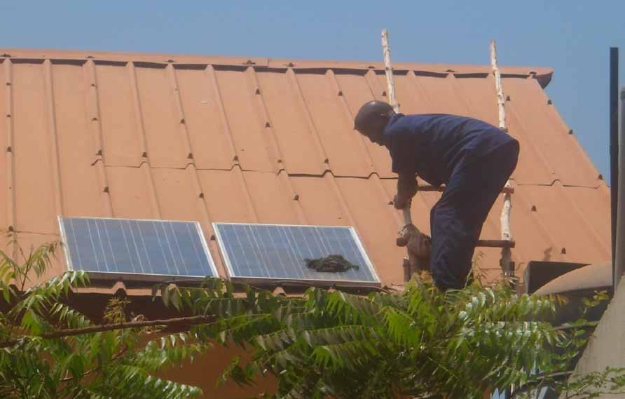 INSTALLATION OF SOLAR PRODUCTS