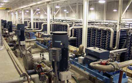 Reverse Osmosis Desalination Tampa, Florida USA Feed water