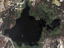Powai Lake Powai Lake (named after Framaji Kavasji Powai Estate), in the northern suburb of Mumbai, 55m above MSL, was created in 1891 by constructing a 10-m high masonry dam between two hillocks