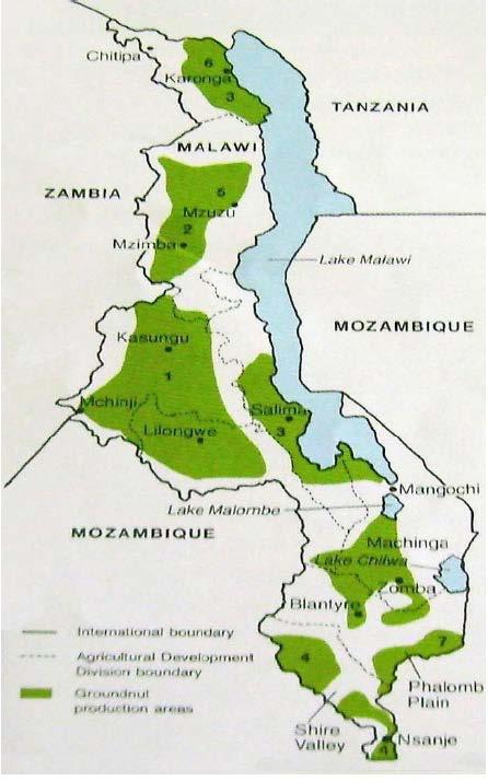 Malawi is sub divided into eight agro-ecological zones, which form the Agricultural Development Divisions (ADDs).