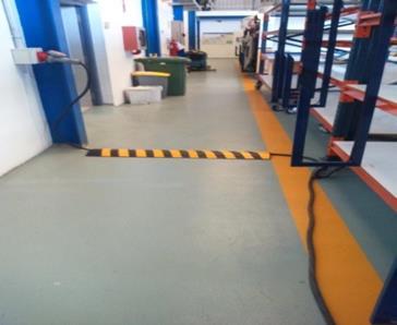 Area is free of trip/slip, or other hazards - Equipment safety guards