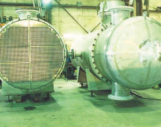 Shop Fabricated Tanks/ Pressure Vessels and Heat Exchangers Within Laframboise Group of Companies we also have ASME U & R stamp certified fabrication facilities, equipment and design abilities to