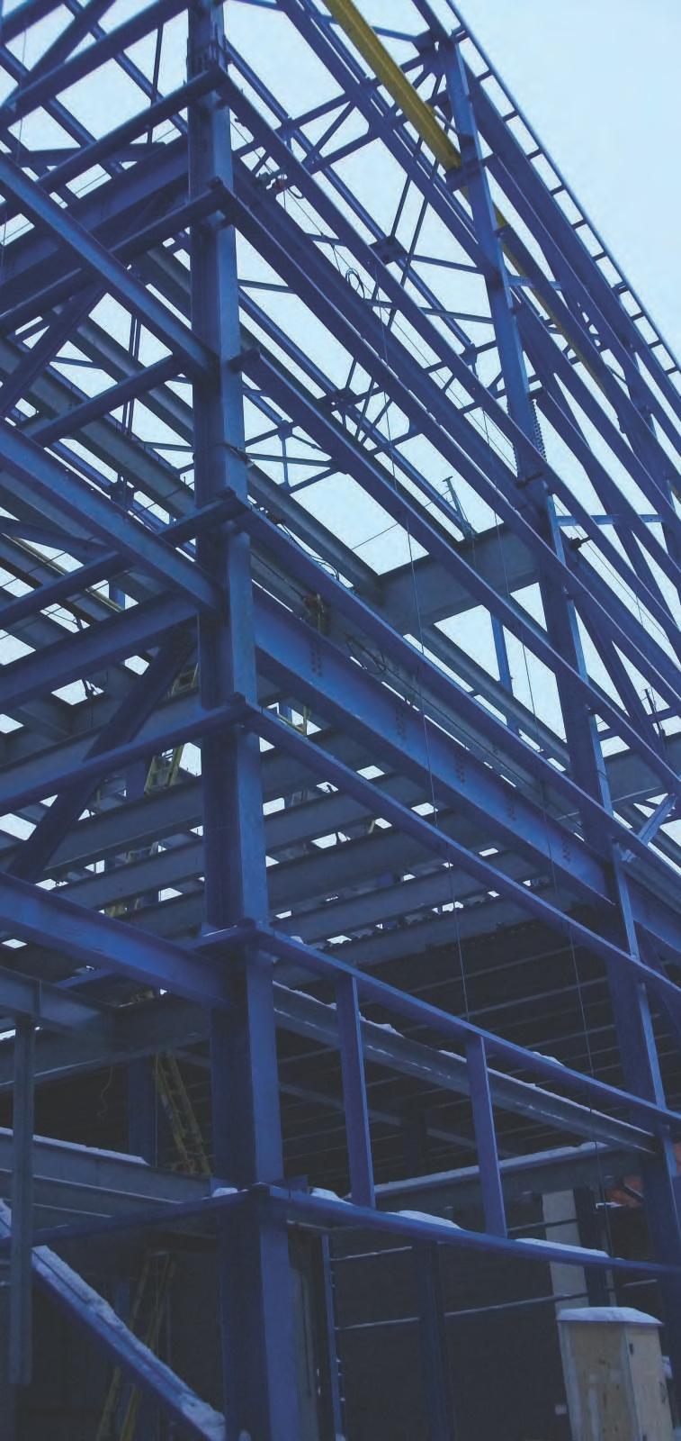 Structural Steel Our Structural Steel Division fabricates and erects customers projects efficiently and to exacting specifications whether the project is a completely new build from the ground up or