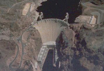 Hydroelectricity A dam is built to trap water, usually in a valley where there is an existing lake.