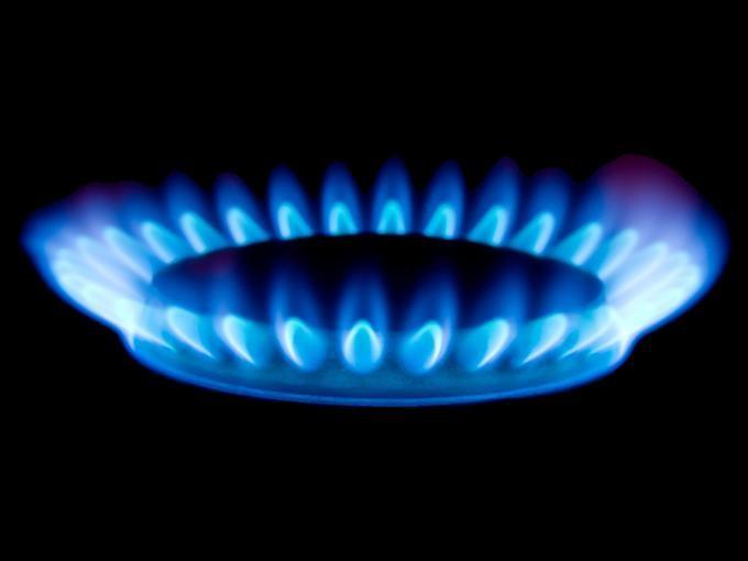 Natural gas is composed mostly of methane.
