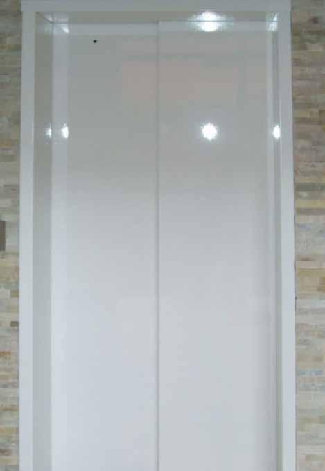 Doors - Entrance and Car Doors The Elvoron LU/LA uses commercial elevator entrance and car doors. When open the doors provide a 36 (915mm) x 80 (2032mm) clear opening.