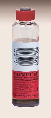 For Mycobacterial testing 2 bottles are available: The MP Process Bottles are for all specimen types except whole blood. The bottles contain 10ml. of Middlebrook 7H9 media.