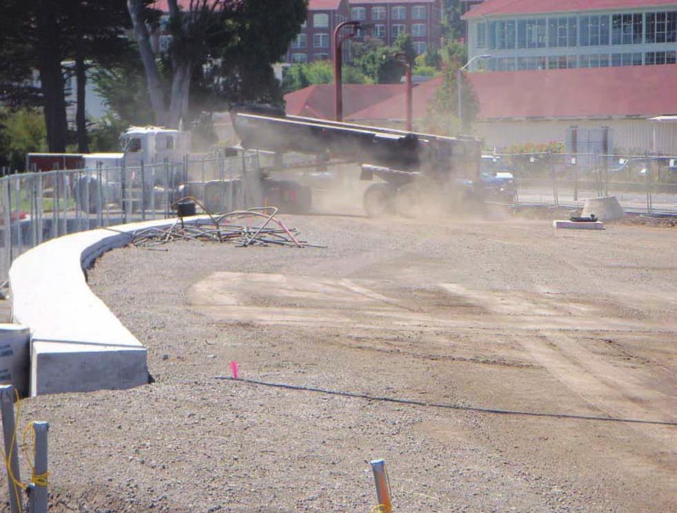 www.montereysea.org Construction Best Management Practices Handbook 3.5 DUST CONTROL WATER SPRAYING Mist the immediate excavation area with a water spray to prevent airborne dust particles.