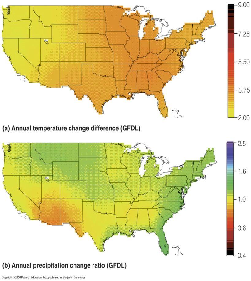 Predicted warming trends All of US will warm, eastern US more Utah precipitation will be similar or less (=drier) o C + - Consequences