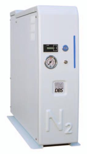 N2 Nitrogen Nitrogen Generators For Gas Chromatography and Analytical Instrument Applications VICI DBS nitrogen generators are engineered to transform standard compressed air into a safe regulated