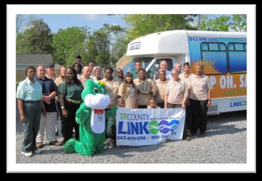 Existing Transit in South Carolina One example occurring in the state today includes the Lower Savannah Council of Governments' Aging Disability and Transportation Resource Center 2 providing general