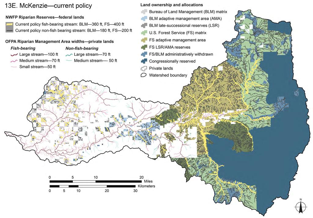 Potential Options for Managing Riparian Reserves of the Aquatic