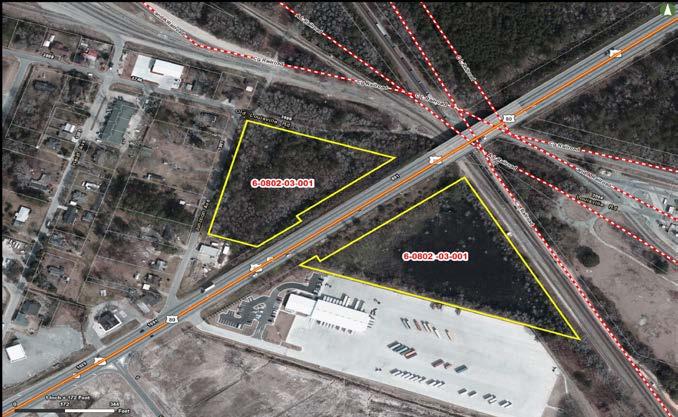 light manufacturing. POOLER LOCATION: The parcel is ideally located on Highway 80, just northeast of Chatham Parkway in an area known as Central Junction. DESCRIPTION: At an estimated 3.