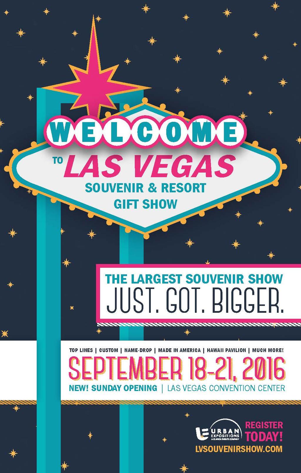 The Las Vegas show directory is handed out on-site to all registered attendees featuring complete vendor information.