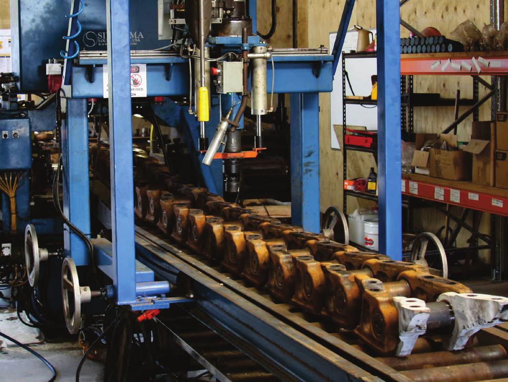 TRACK REBUILD PROJECTS D10T Pin & Bush Turn FULLY EQUIPPED WITH IN-HOUSE CAPABILITIES TO