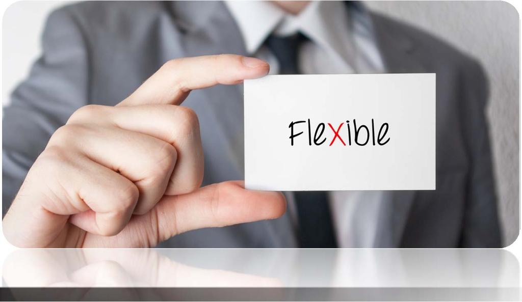 Concern 3: Flexibility Talking point: