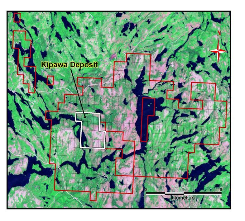 Kipawa TREO Deposit - Location Heavy Rare Earth Enriched Zones: 3,350,000 Indicated