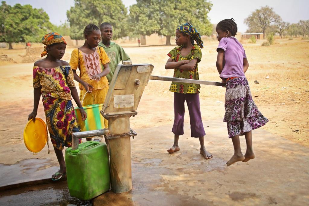 Water wells are