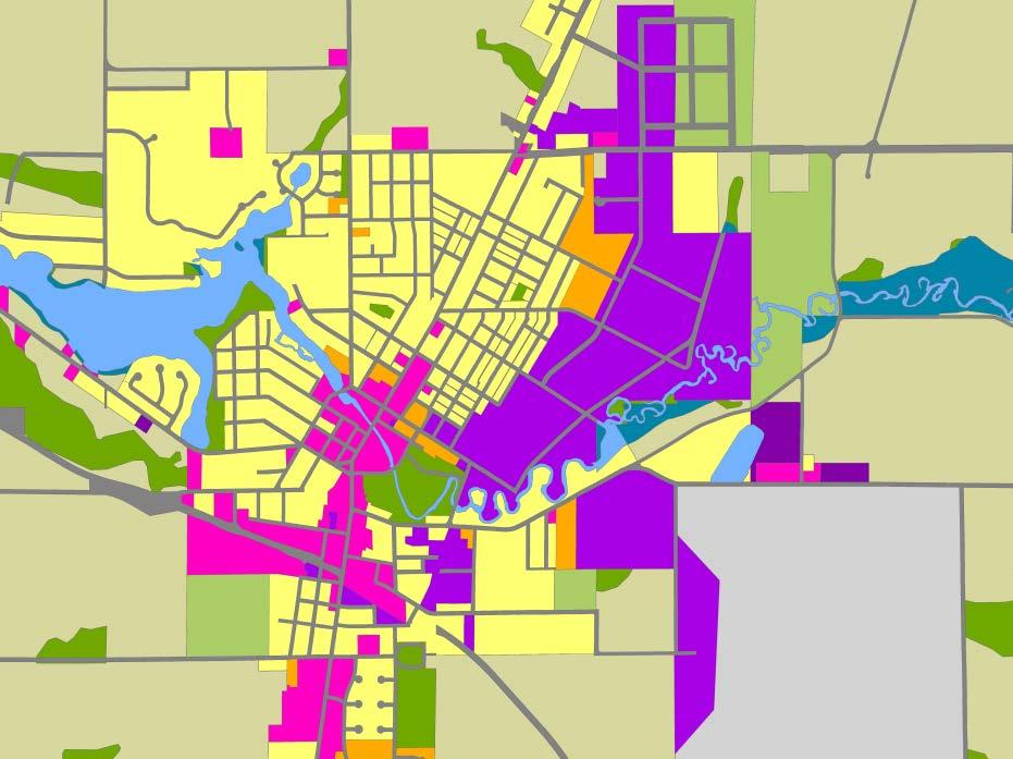 Zoning A zoning ordinance contains 2 parts: Map divides the community into districts Text describes allowable uses and dimensional