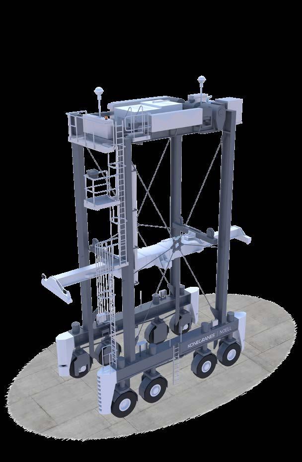 4 5 WINNING DESIGN THE MACHINE OPERATED SUCCESSFULLY BY LEADING CONTAINER TERMINALS SUB-SYSTEMS AND SOFTWARE Noell A-STRADs are based on the winning machine design of the manual straddle carriers,