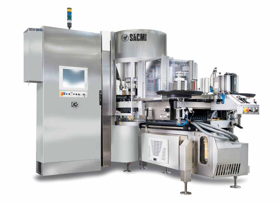 ERF Ergonomic Roll-Fed Labeller Roll-Fed labelling has never been smoother Sacmi has redesigned the mechanical and electronic configuration of its latest Roll-Fed labeller, with changes to the