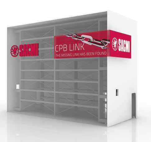 CPB LINK The missing link has been found SACMI s Cap and Preform Buffer is an automatic storage system for caps and preforms that provides the final link between cap/preform production and