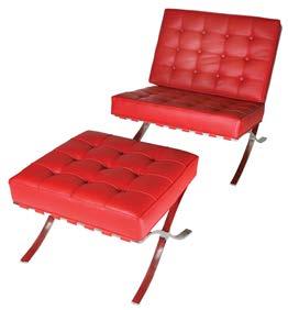 Red 24 L x 24 D x 17 H Chairs & Benches.