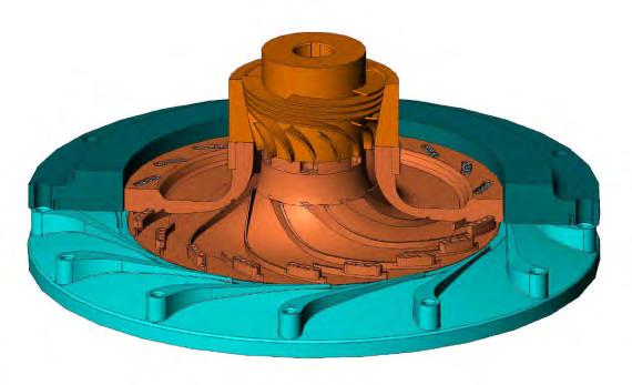 Two-phase expander design concepts fundamentally follow existing single-phase turbine and expander technology.