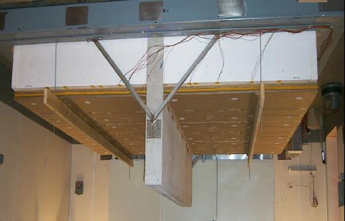 During Construction Extension of Metering Chamber Walls Roof Attached to Nailer on Wall Figure 7.