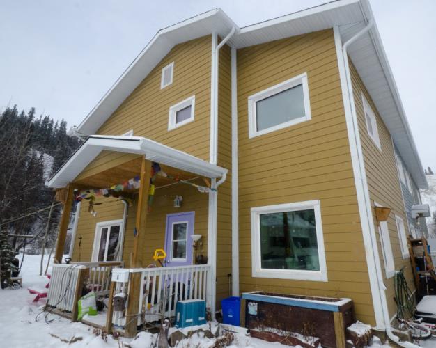 HFH is a non-profit organization that builds houses for families in need, who are not eligible for a conventional mortgage. The family must have lived in the Yukon for one year.