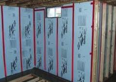 RIGID BOARD INSULATION a) Rigid board insulation shall be attached according to the manufacturer s specifications.