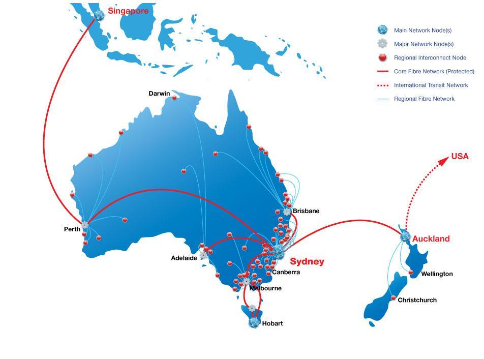 Millions The MyNetFone Voice Network 100% population coverage in Australia, New Zealand and Singapore