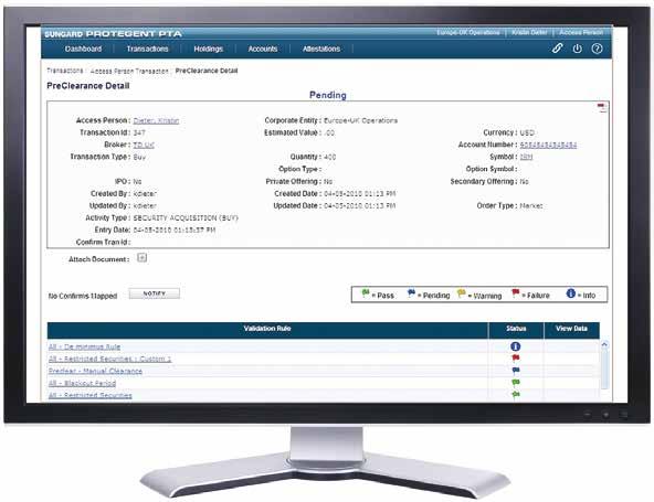 Documents, contacts and news and information relevant to the policy and procedures of their employee monitoring program can be dispensed via the application dashboard.