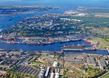 The Freeport of Riga Authority in cooperation with the municipality of Riga, the State JSC Latvijas Dzelzceļš (Latvian Railway) and port companies ensure the maintenance of the transportation