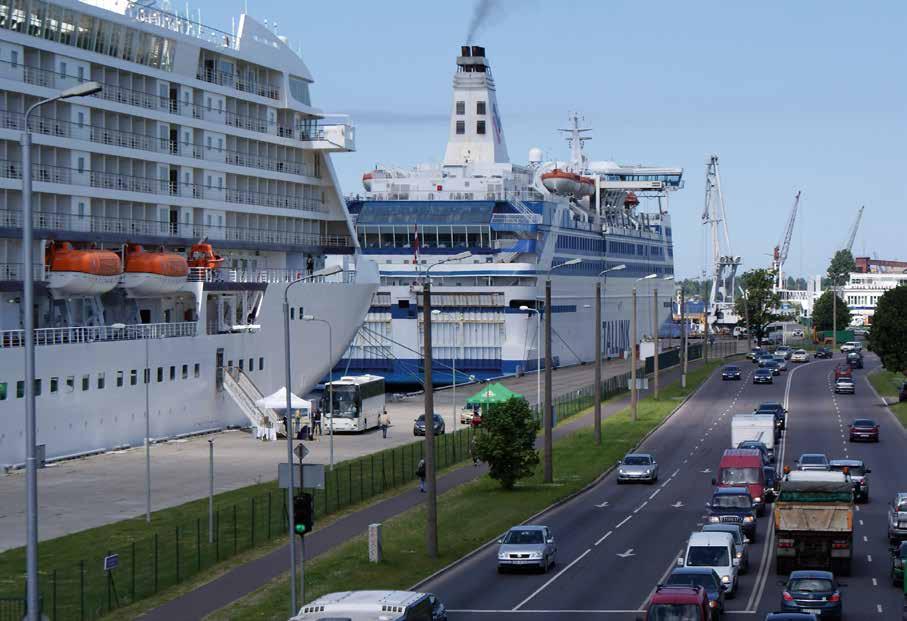 The number of passengers has been increasing rapidly since 2006 when the "Tallink" ferry line started the regular passenger transportation on the Riga-Stockholm route.