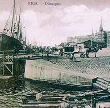 the 20th century Riga was the biggest Russian port for exporting timber and ranked the third biggest port in the Tsarist Russia as to the total volume of external trade.