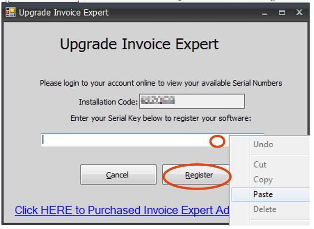 7. Invoice Expert will now close for the changes to take effect. 8. Go to the Start Menu or Desktop and open Invoice Expert. You are now upgraded. iii) How do I Move Invoice Expert to a new computer?