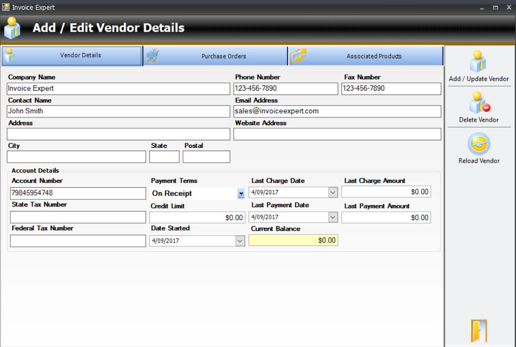 f 7.21 Purchase Orders tab This tab will