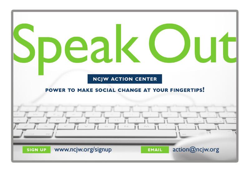 Speak Out Postcard The Speak Out postcard highlights NCJW s Action Center and invites everyone to sign up