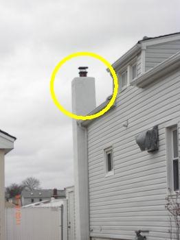 flashing at the roof is poor and ineffective.