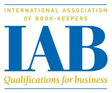 IAB Level 1 Award in Bookkeeping (RQF) Qualification Specification Contents 1 Introduction to the qualification... 2 2 Statement of level... 2 3 Aims... 2 4 Target groups... 3 5 Entry requirements.
