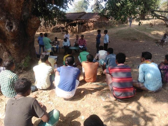 Study Team interacting with the IVD Beneficiaries in Gongpal Village 3.