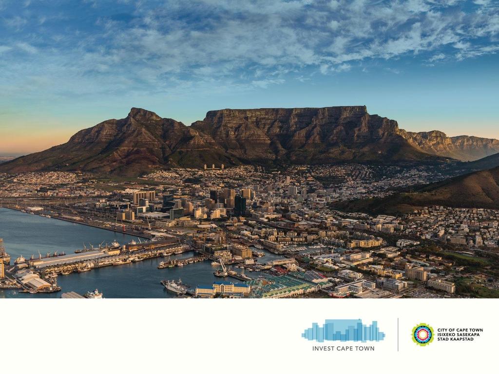 INVEST CAPE TOWN Long Term Vision for the Water Sector